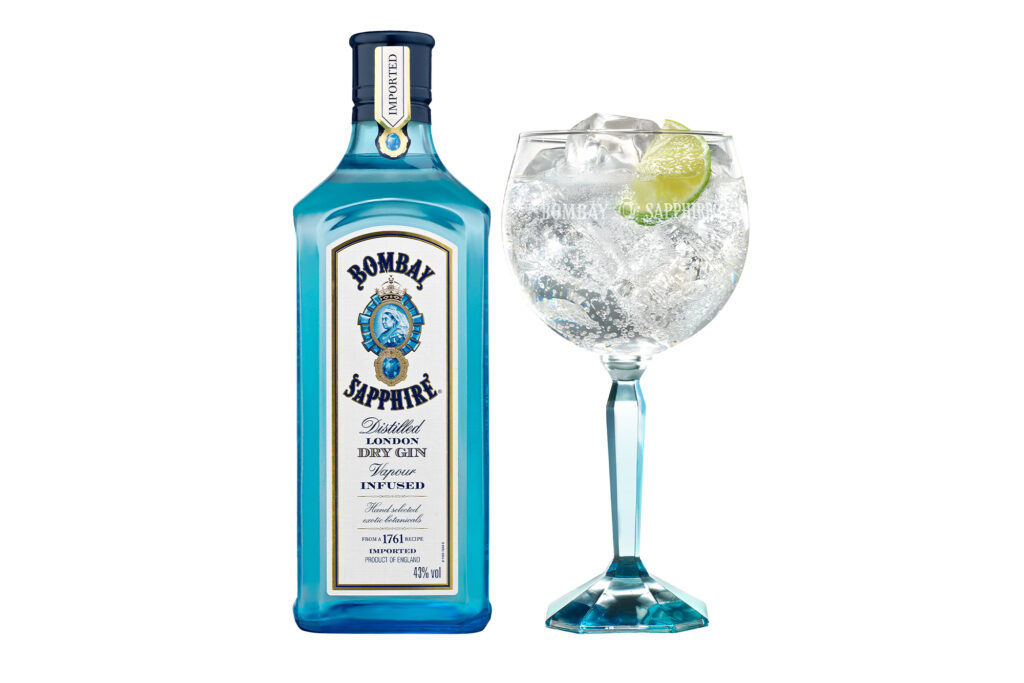 Bombay Sapphire Gin With Glass