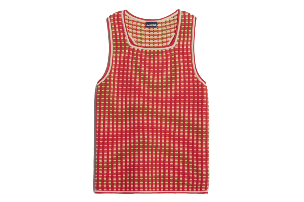 Red checkered tank top